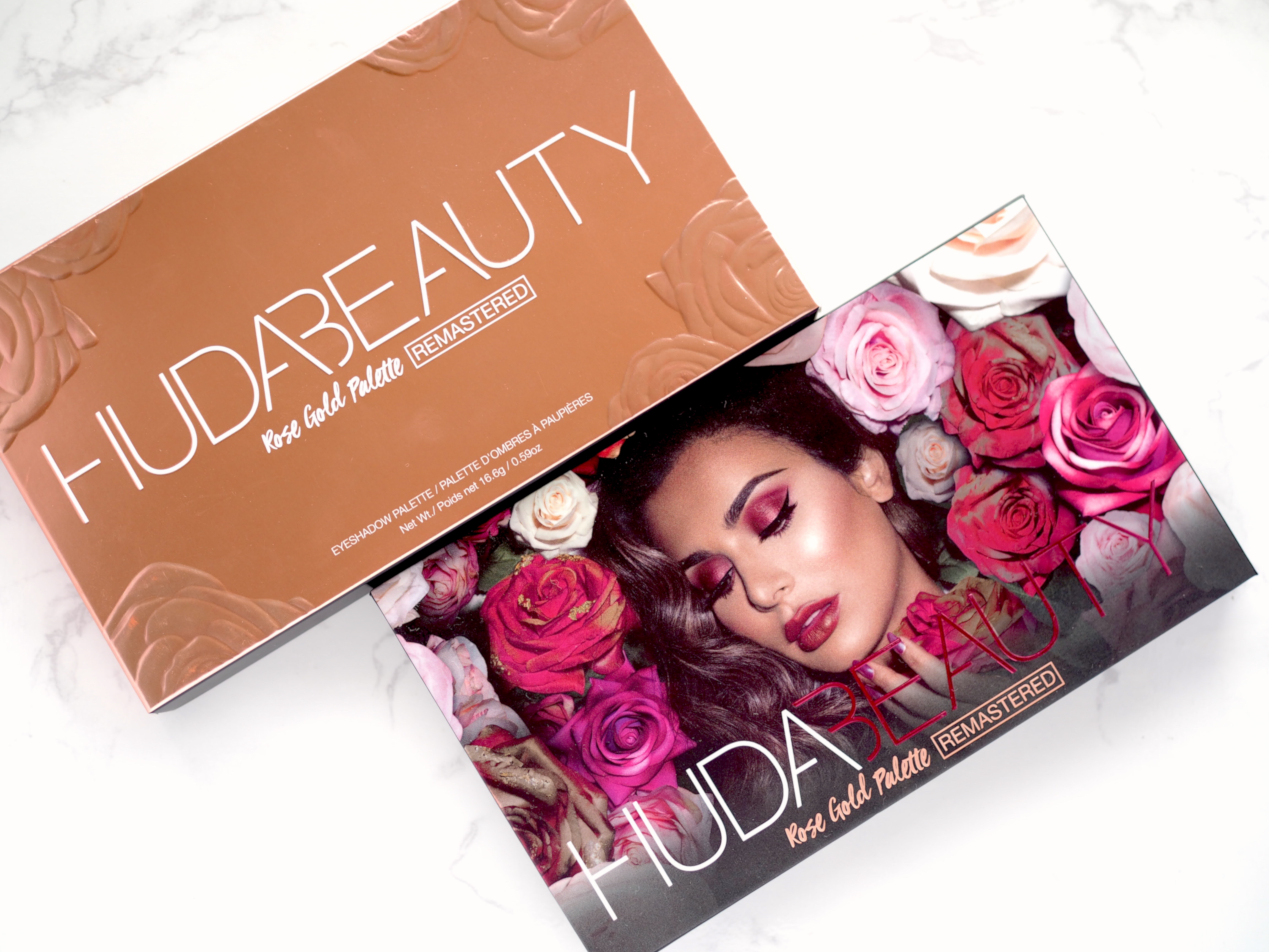 Huda Beautyのリマスター版Rose Goldアイシャドウパレットレビュー 